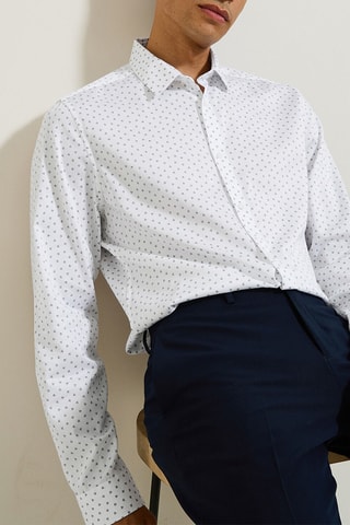 Chemise slim - Blanc