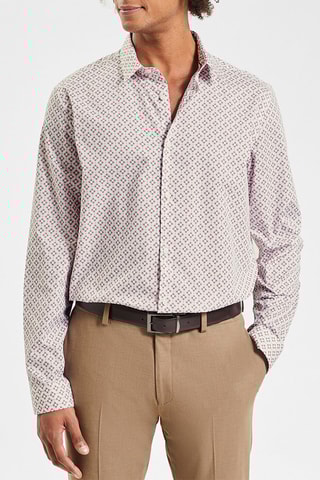 Chemise slim - Marron