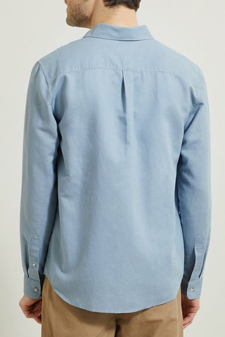 Chemise regular en lin - Ciel