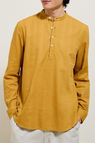 Chemise regular - Jaune