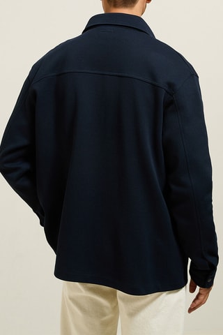 Surchemise regular - Bleu marine