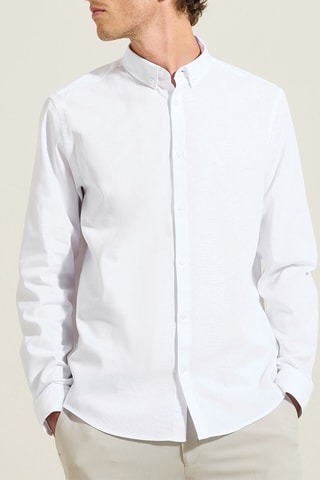 Chemise regular - Blanc