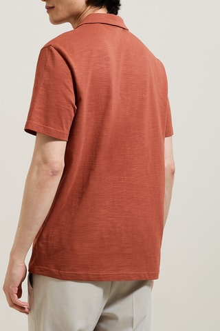 Polo regular en coton biologique - Orange