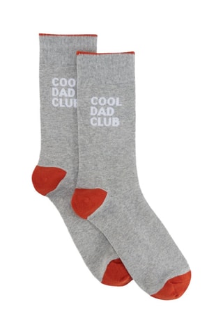 Chaussettes en coton biologique - Gris chiné