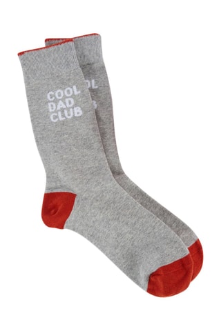 Chaussettes en coton biologique - Gris chiné