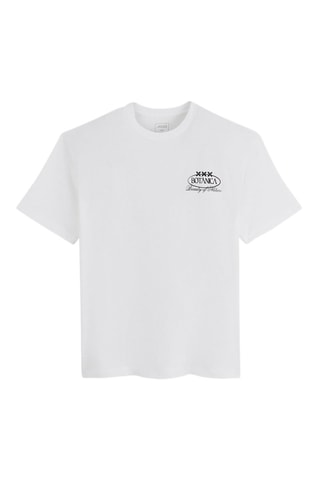 T-shirt relaxed - Blanc