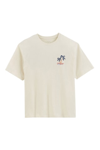 T-shirt relaxed en coton biologique - Blanc