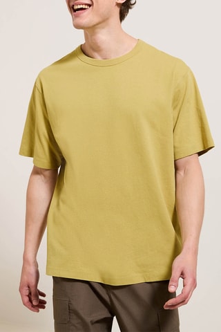 T-shirt relaxed - Moutarde