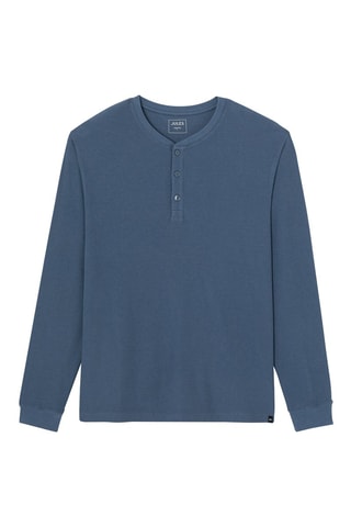 T-shirt regular en coton biologique - Bleu pétrole