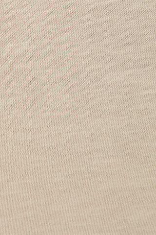 T-shirt slim en coton biologique - Beige