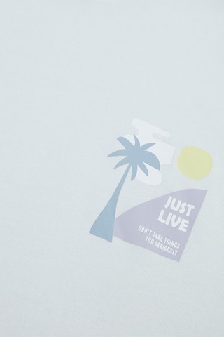 T-shirt relax - Ciel