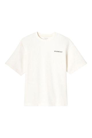 T-shirt relax en coton biologique - Blanc