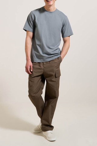 T-shirt regular en coton biologique - Ciel