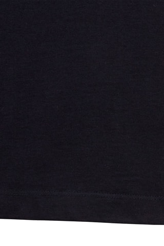 T-shirt regular en coton biologique - Bleu foncé