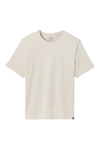 T-shirt regular en coton biologique - Gris clair