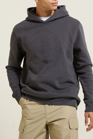 Sweat à capuche - Gris foncé