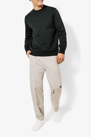 Sweat en coton biologique - Vert foncé