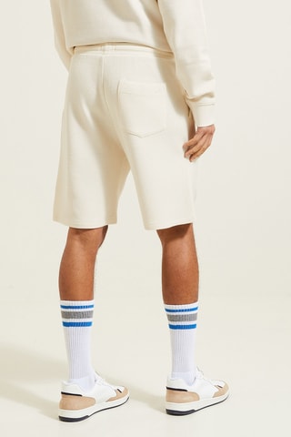 Short en molleton - Ecru