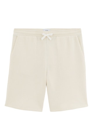 Short en molleton - Ecru