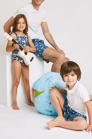 Short de bain - Bleu marine