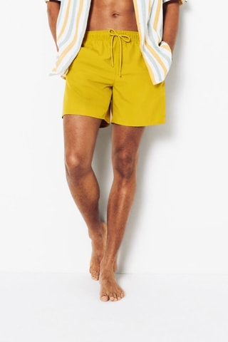 Short de bain - Jaune