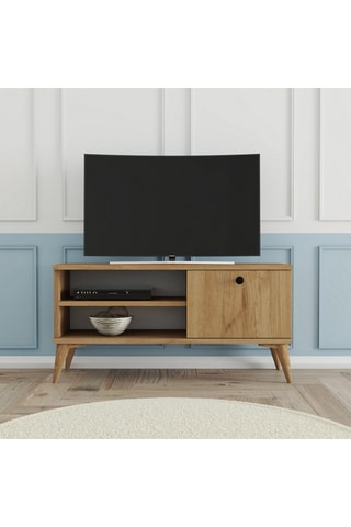 Meuble TV 1 abattant - 90 x 15 x 29,5 cm