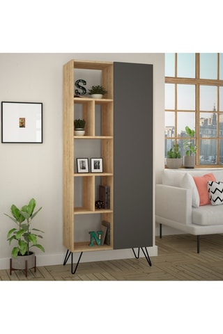 Bibliothèque et gris - 79 x 60 x 32 cm