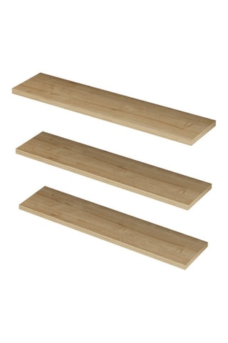 3 étagères murales - 60 x 1,8 x 14,5 cm