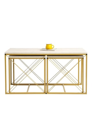 Table basse Defne - 100-175 x 52 x 50 cm