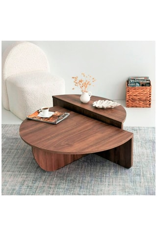 Table basse - 85 x 30 x 35 cm / 90 x 60 x 30 cm