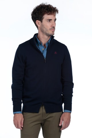 2 gilets - Bleu marine et gris clair