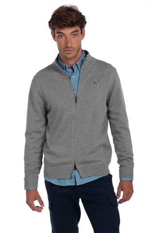 2 gilets - Bleu marine et gris clair