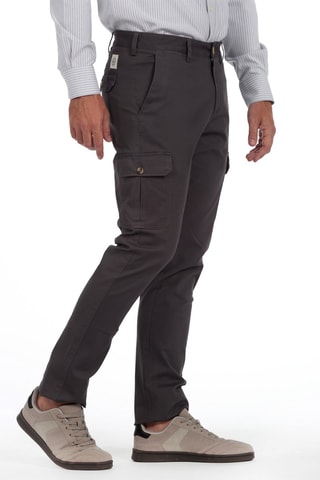 Pantalon cargo - Gris