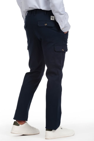 Pantalon cargo - Bleu marine