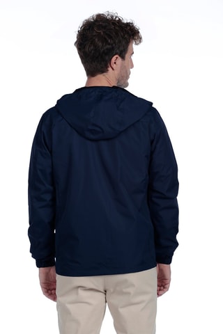 Windjack Regular met Capuchon - Marineblauw
