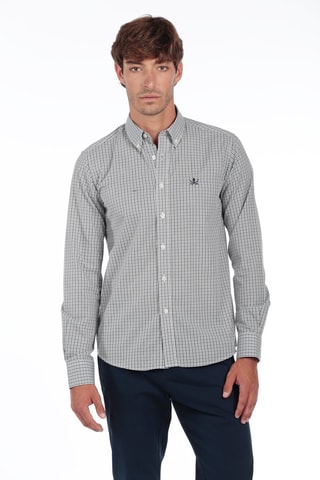 Chemise - Bleu et vert