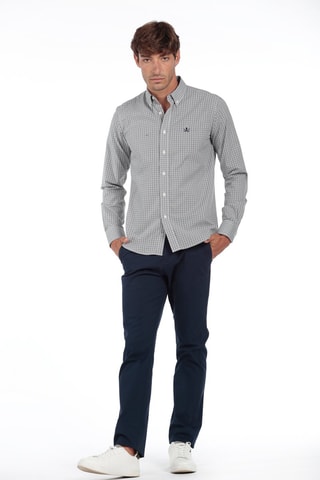 Chemise - Bleu et vert