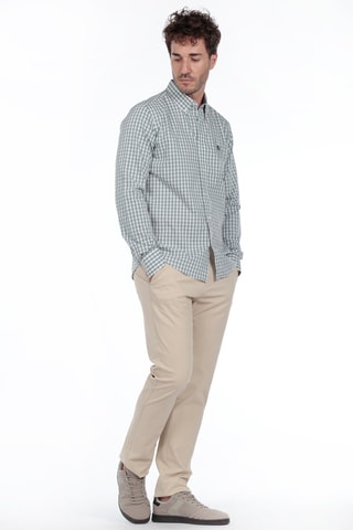 Chemise - Vert clair et blanc