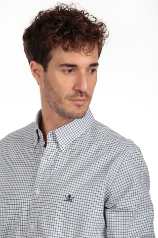 Chemise - Blanc et vert