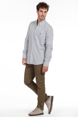 Chemise - Blanc et vert