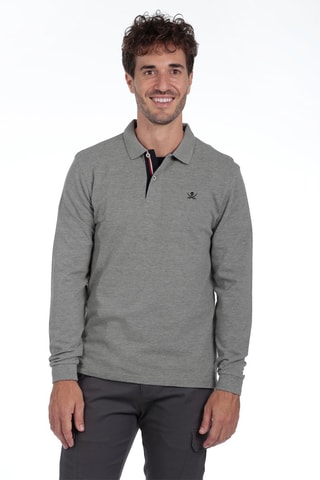 3 polos - Noir, bordeaux et gris