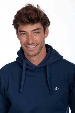 Sweater met Capuchon - Marineblauw