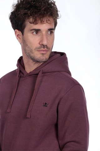 Sweat à capuche - Bordeaux