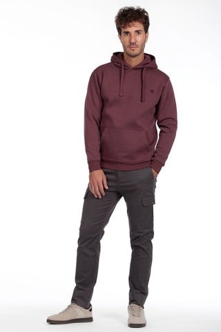 Sweat à capuche - Bordeaux