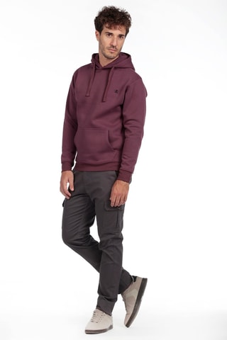 Sweat à capuche - Bordeaux