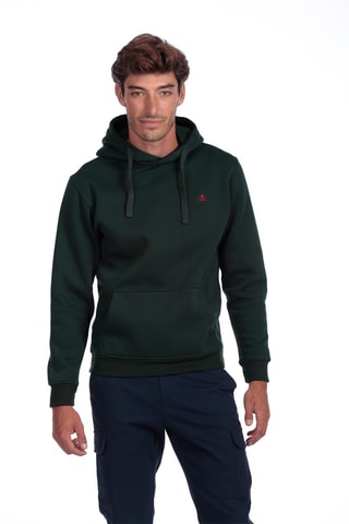 Sweater met Capuchon - Donkergroen