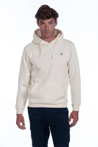 2 sweats à capuche - Écru et bleu marine