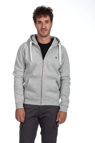 2 sweats à capuche - Bleu marine et gris clair