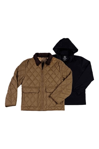 Jack en Jasje met Capuchon - Camel en Zwart