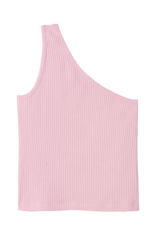 Camiseta de tirantes asimétrica de algodón orgánico - Rosa empolvado - Name It